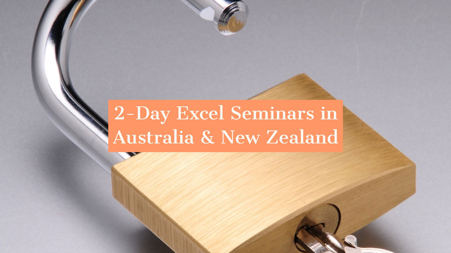 2-Day Seminars in Australia and New Zealand