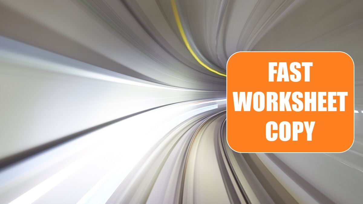 Excel 2024: Fast Worksheet Copy