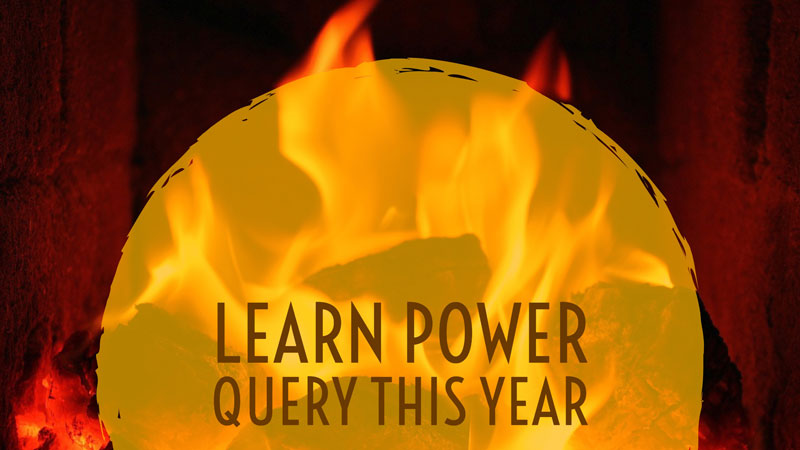 Resolve to Learn Power Query in 2018