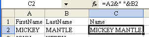 Basic Formula with Space