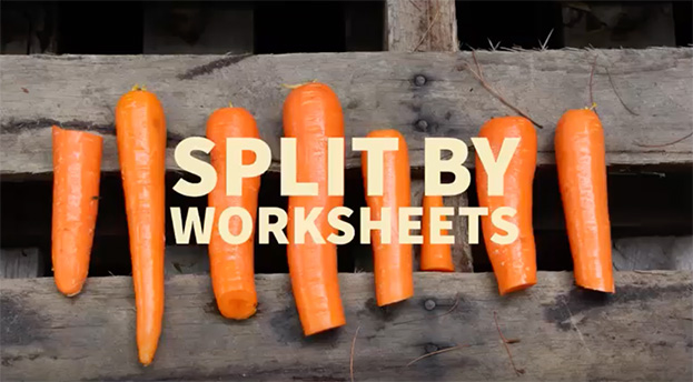 Split Workbook by Worksheets in Excel